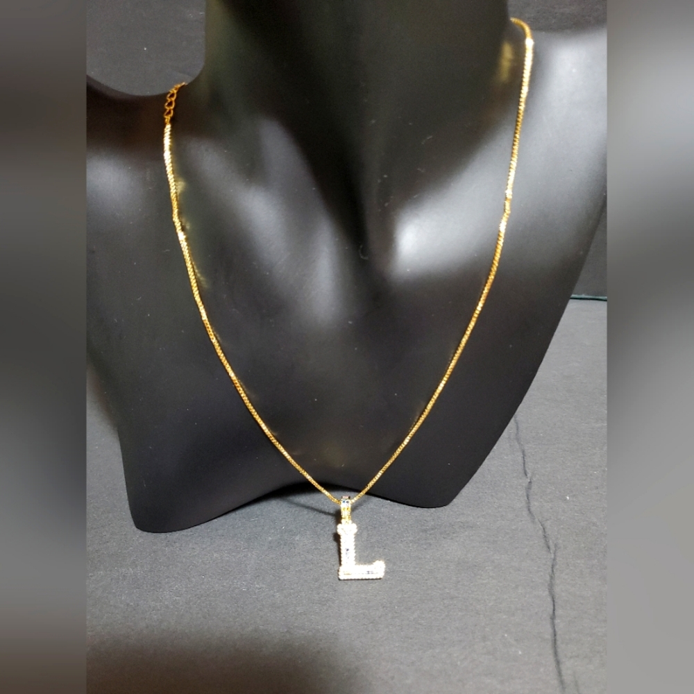 Letter L necklace